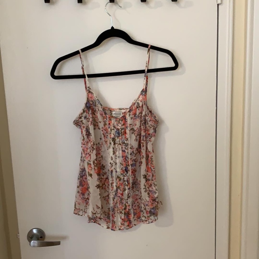 Dynamite White Floral Cami